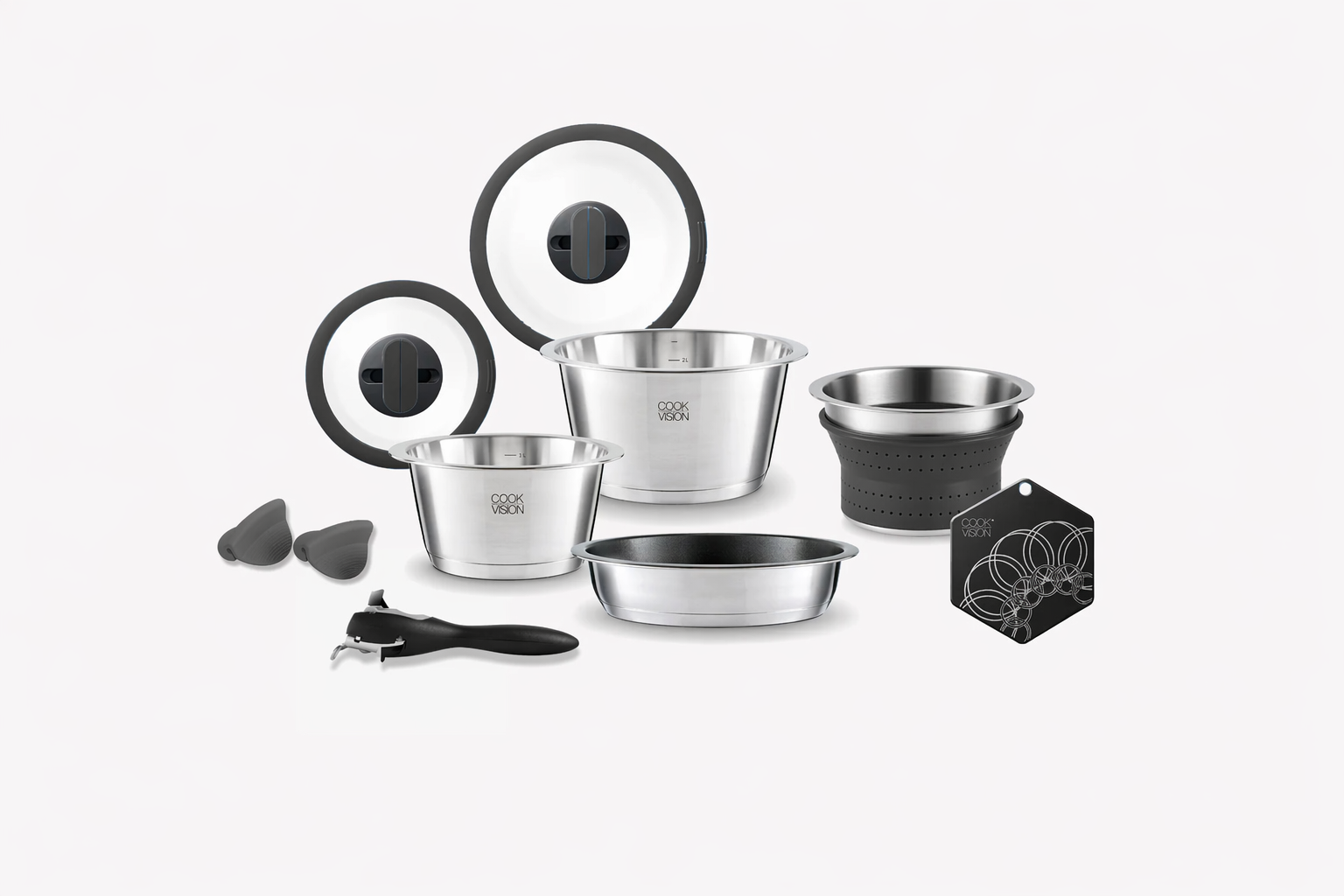 nesto 10-tlg. Set inkl. Seiher Ø 20 cm