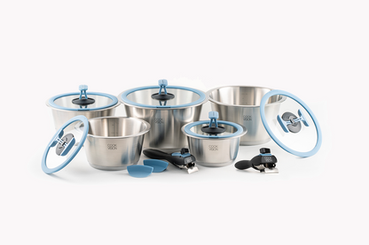 nesto 14-tlg. Mega-Topf-Set blau