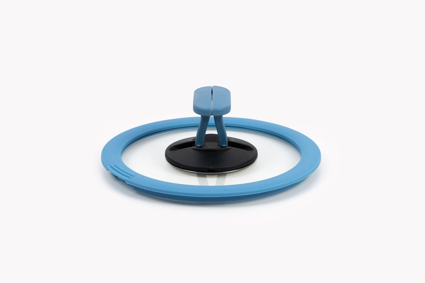nesto glass lid with silicone edge Ø 16 cm blue