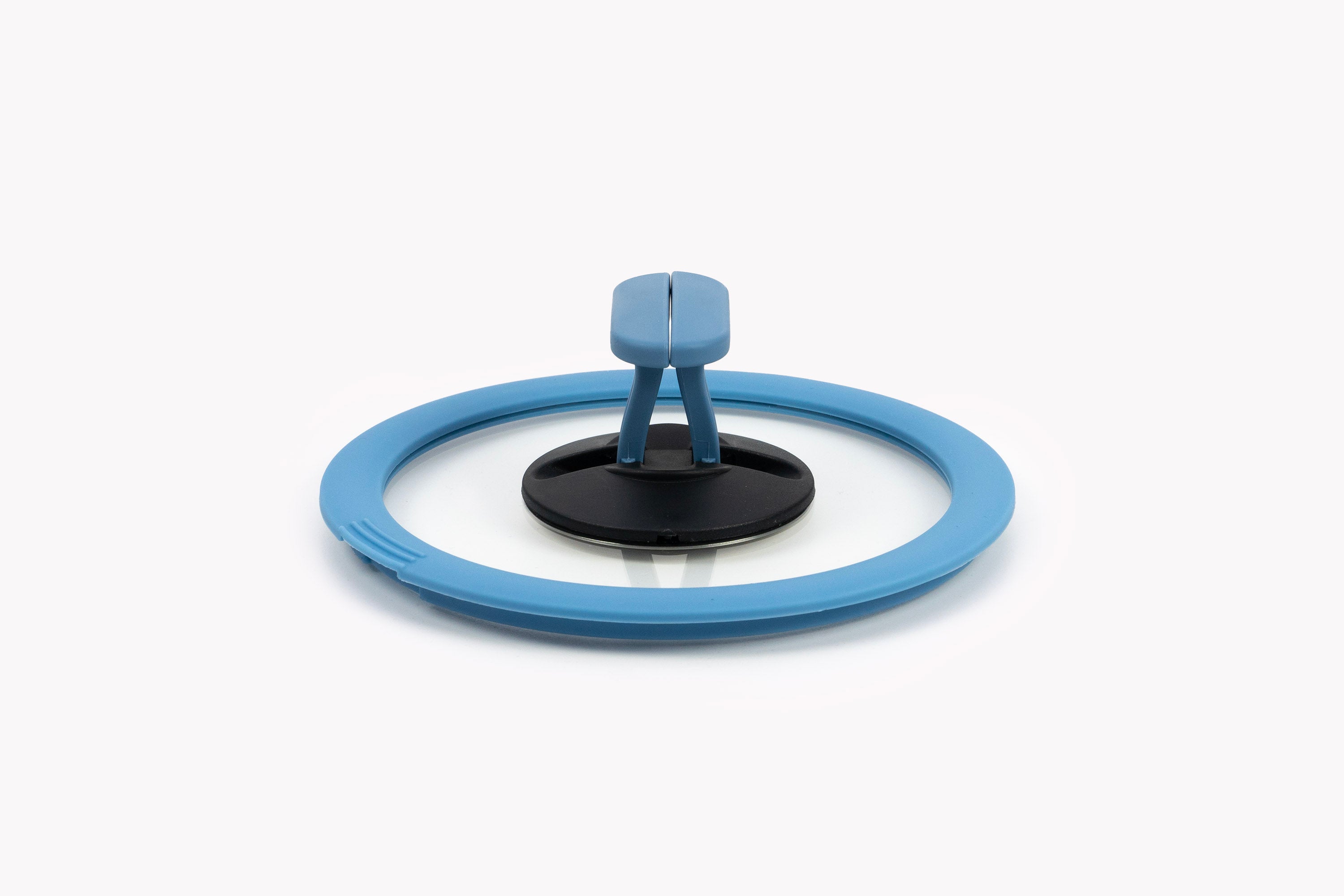 nesto glass lid with silicone edge Ø 16 cm blue