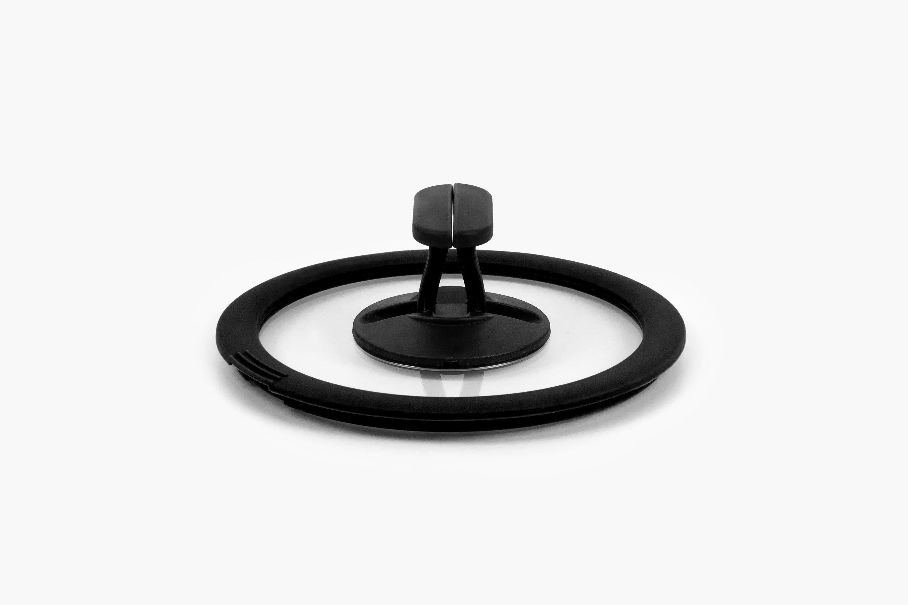 nesto glass lid with silicone edge Ø 16 cm, black