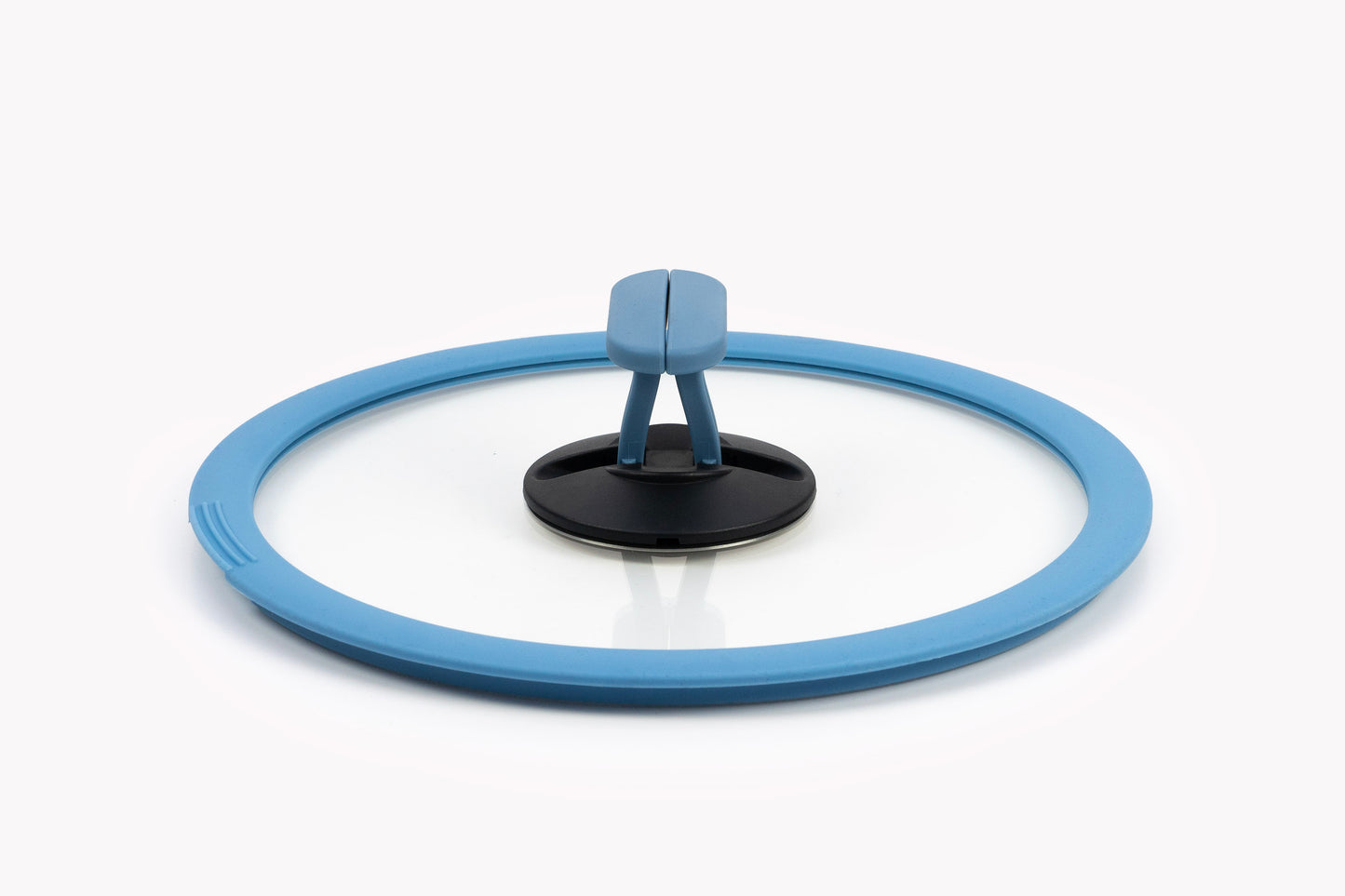 Coperchio per pentola nesto con bordo in silicone Ø 22 cm, blu