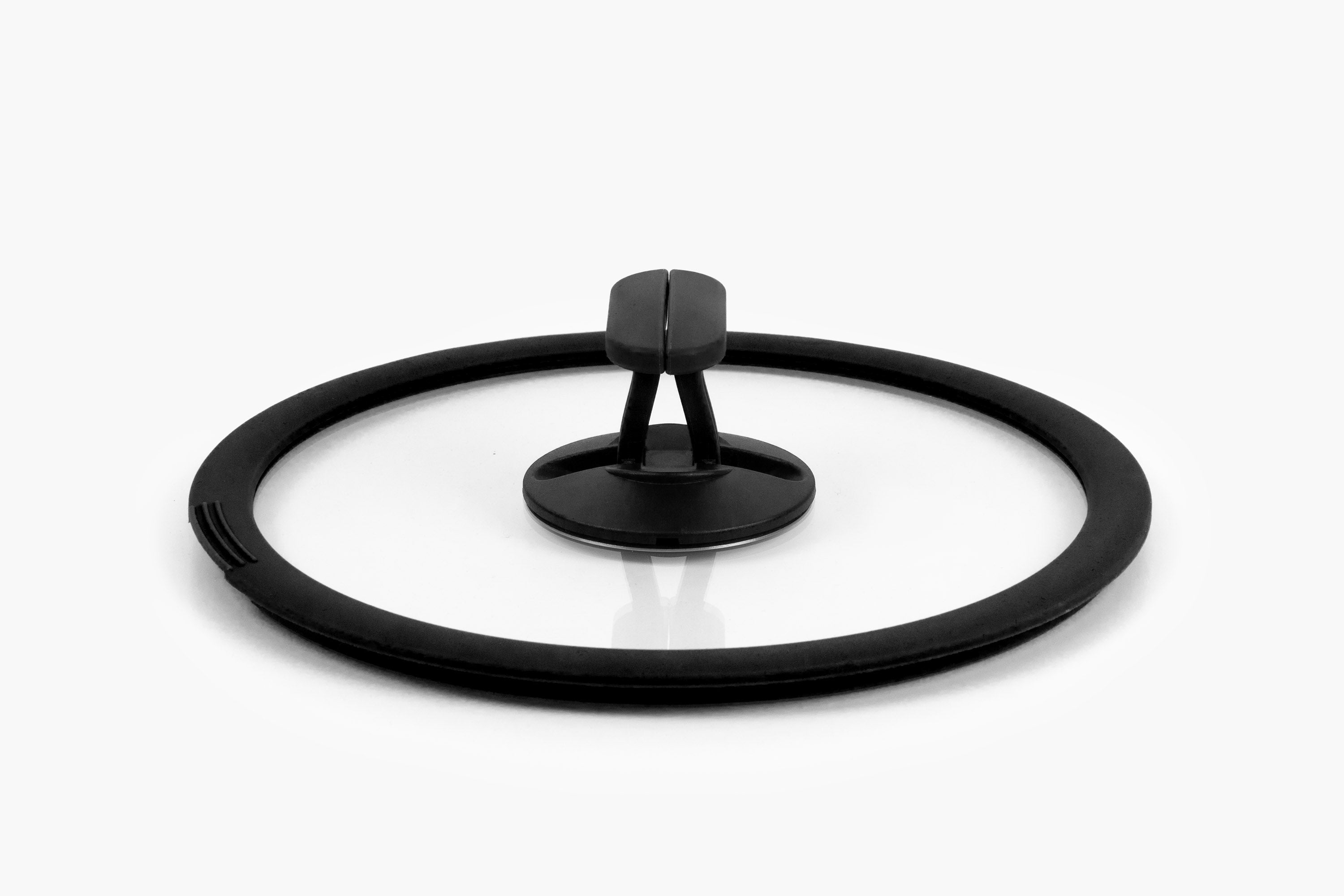 nesto glass lid with silicone edge Ø 22 cm, black