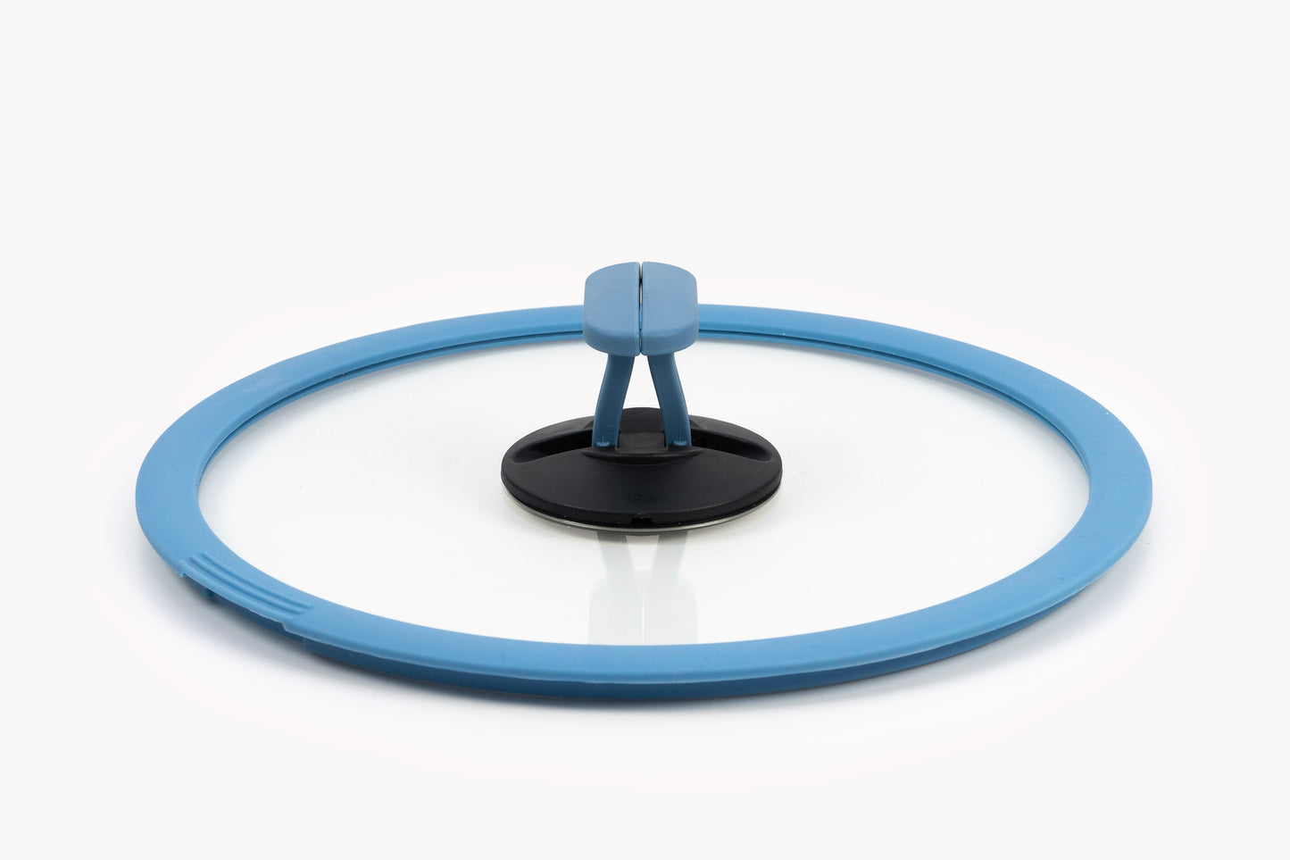 nesto glass lid with silicone edge Ø 24 cm blue