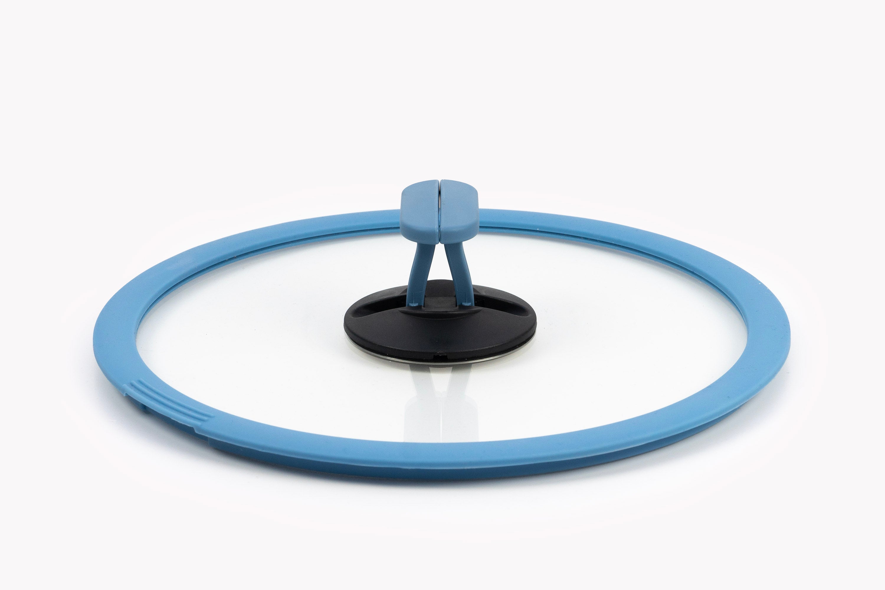 nesto glass lid with silicone edge Ø 24 cm blue