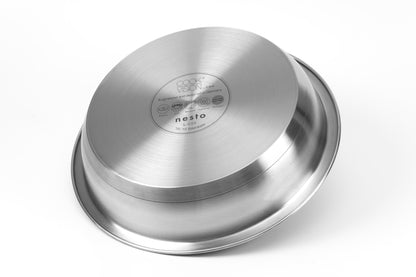 nesto Edelstahl-Pfanne Ø 24 cm x 5 cm, antihaft-beschichtet