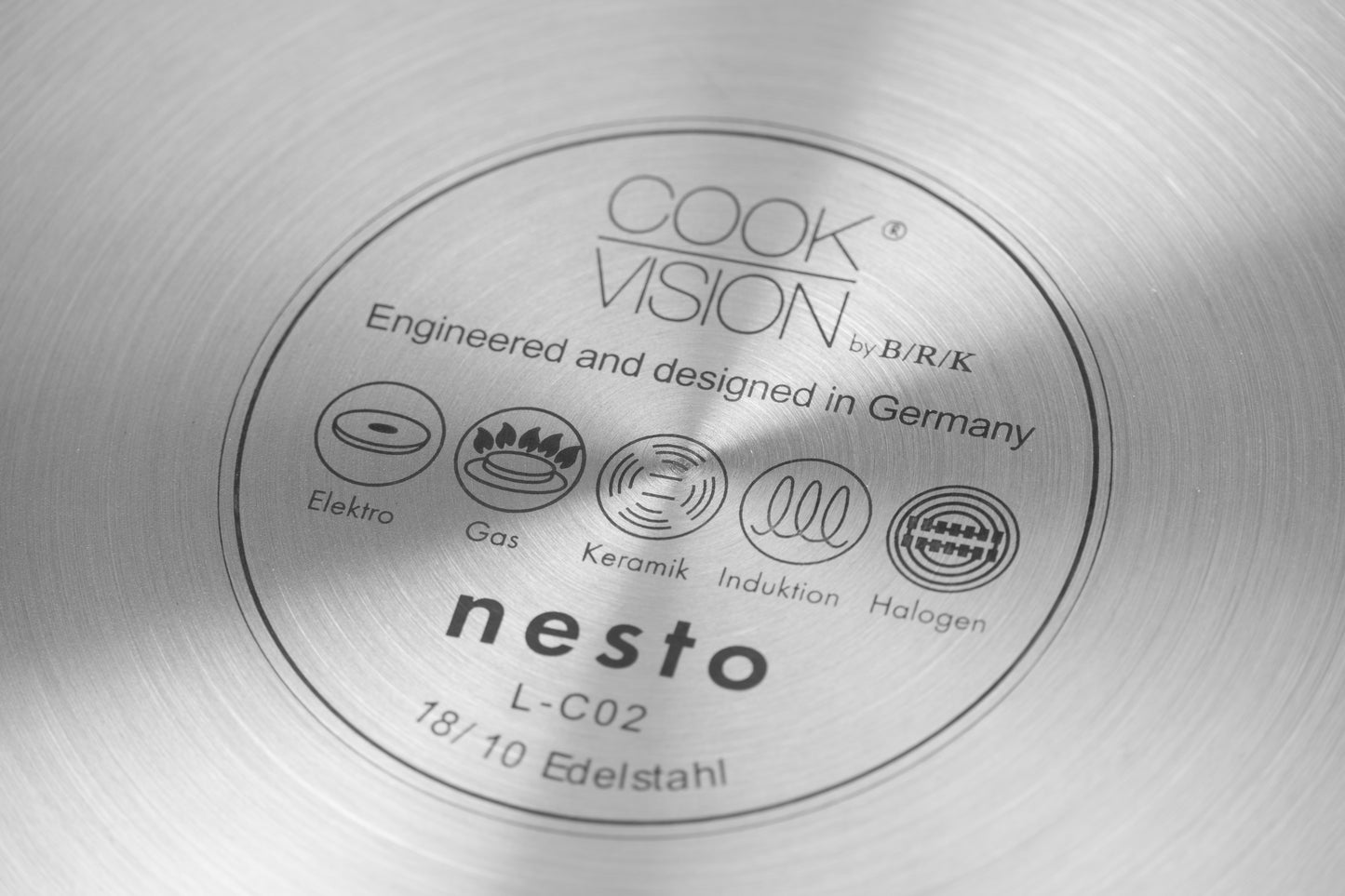 nesto Edelstahl-Pfanne Ø 24 cm x 5 cm, antihaft-beschichtet