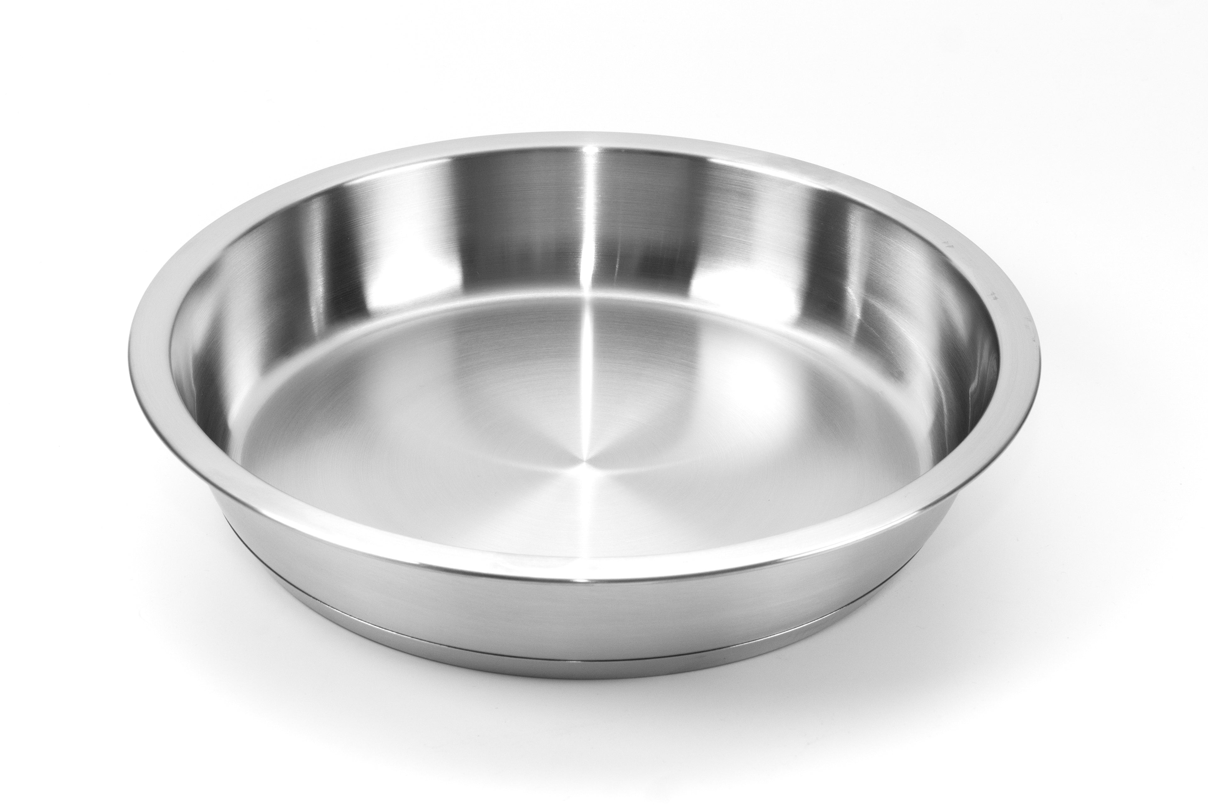 nesto Edelstahl-Pfanne Ø 28 cm x 5,6 cm, unbeschichtet