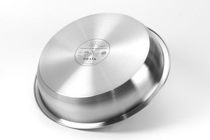 poêle en acier inoxydable nesto Ø 28 cm x 5,6 cm, non revêtue
