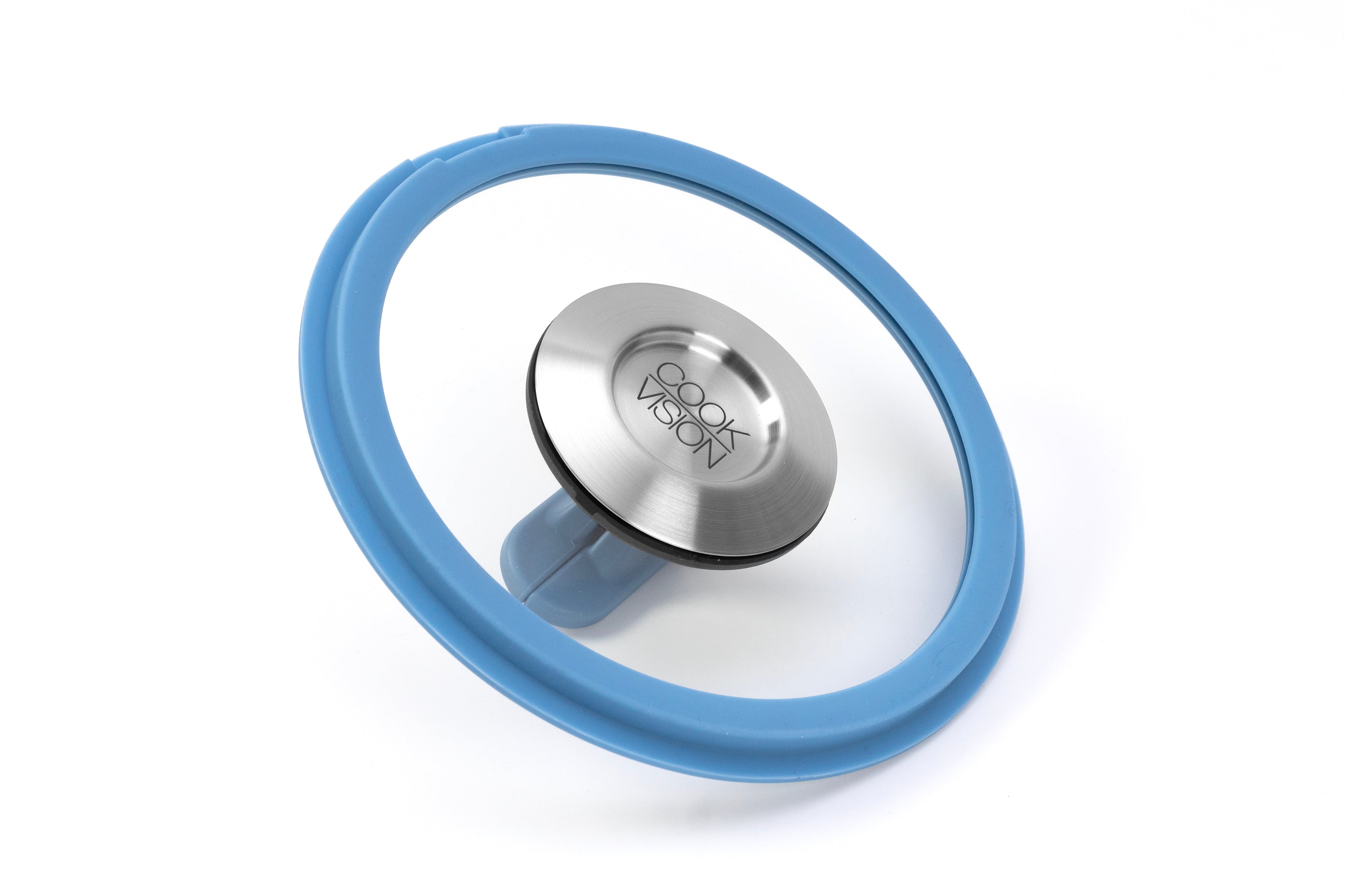 nesto glass lid with silicone edge Ø 18 cm blue