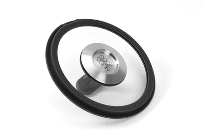nesto glass lid with silicone edge Ø 16 cm, black