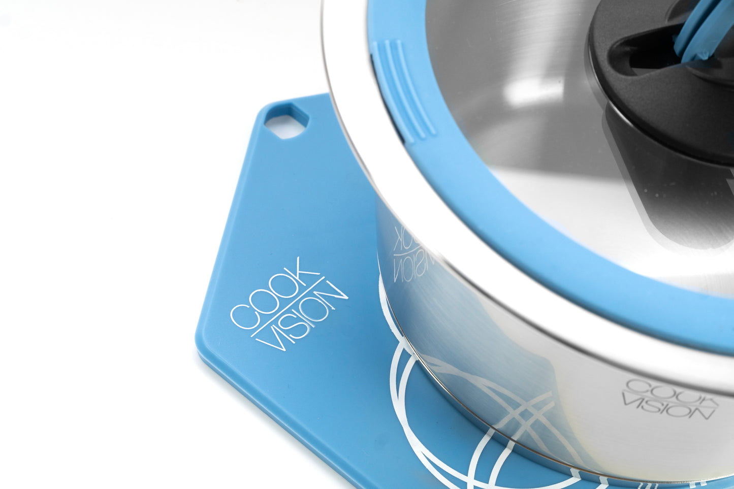 nesto magnetic silicone coaster, blue