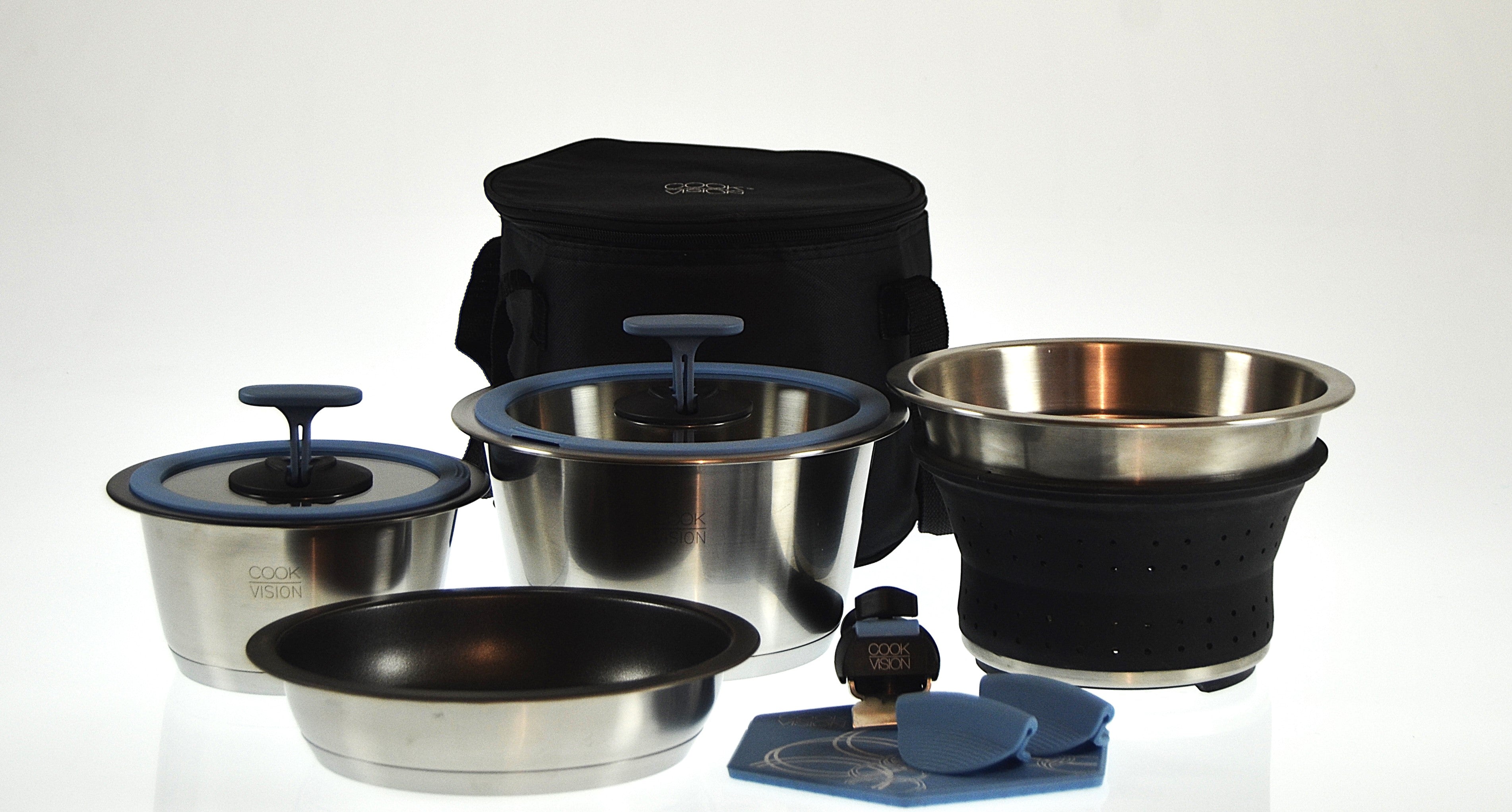 Set base nesto da 11 pezzi, nero
