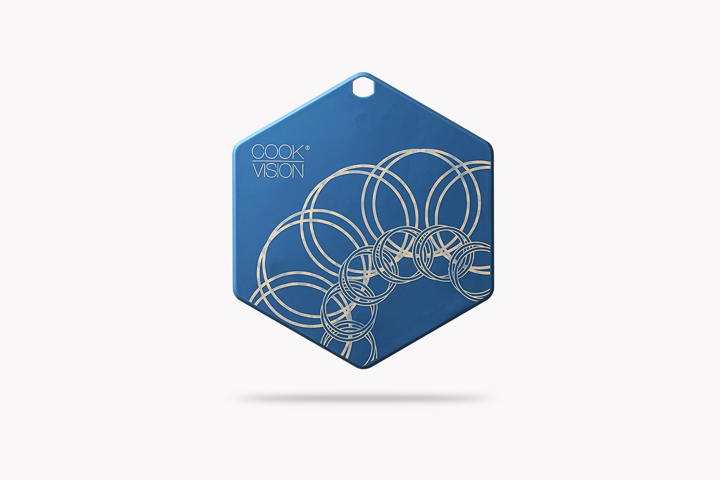 nesto magnetic silicone coaster, blue