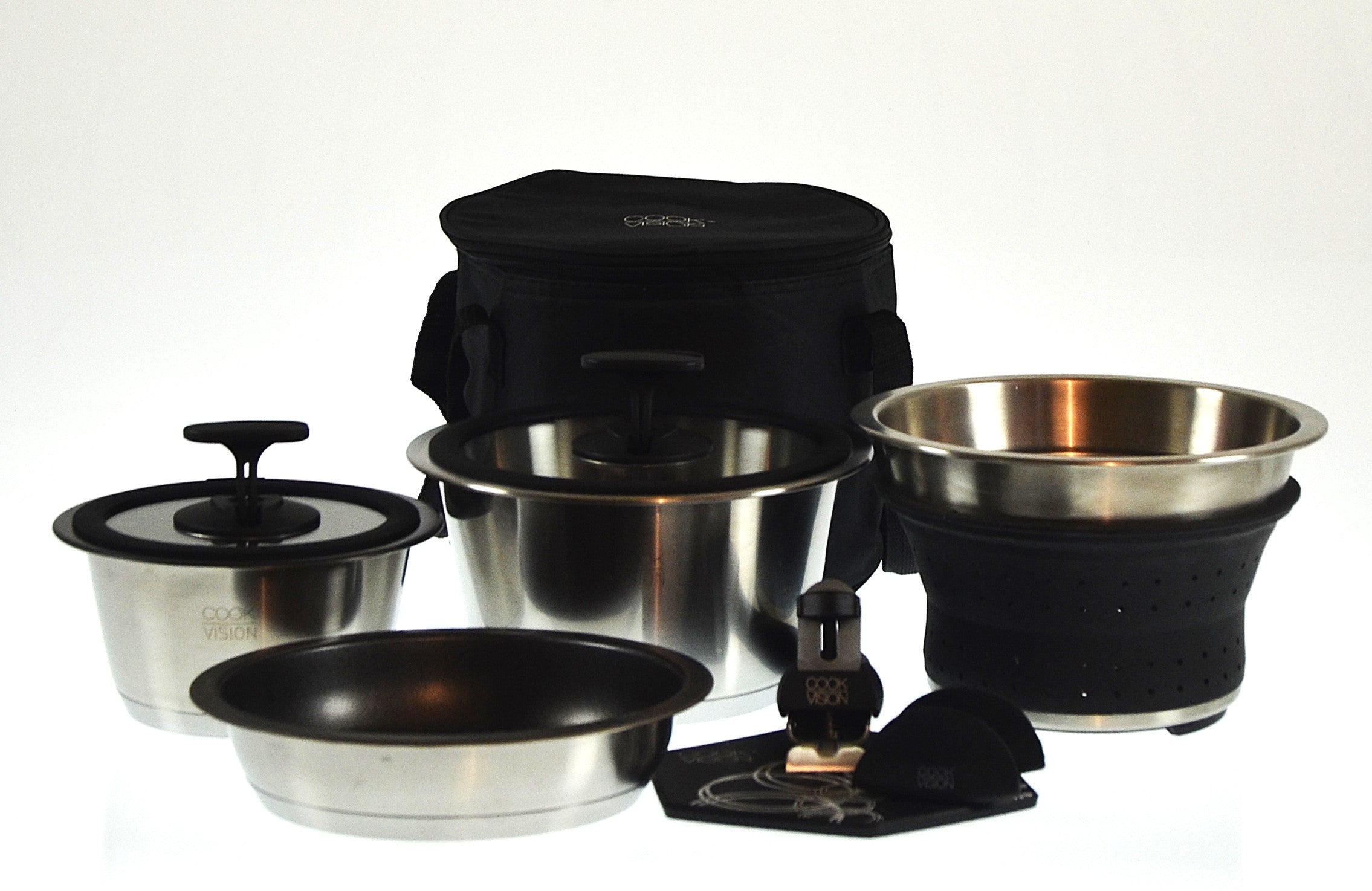 Set base nesto da 11 pezzi, nero