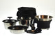 Set base nesto da 11 pezzi, nero