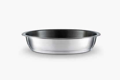 nesto Edelstahl-Pfanne Ø 24 cm x 5 cm, antihaft-beschichtet